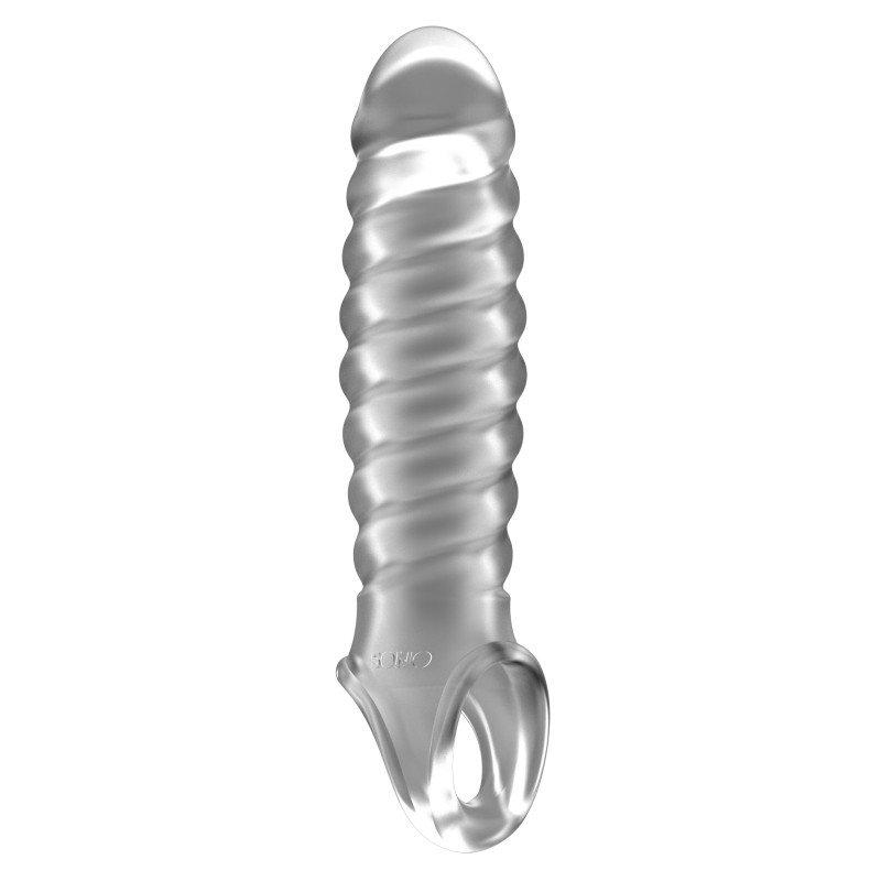 Sono Gaine de pénis Ribby Penis Sono N°32 - 11 x 3 cm Transparente
